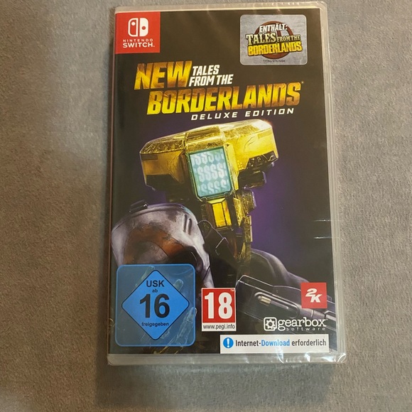 Nintendo Switch Game - Black and Yellow Cover - Picture 1 of 2